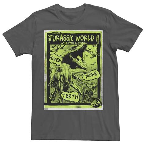 Mens Jurassic World Park Poster Tee Jurassic World T Rex Jurassic World Jurassic