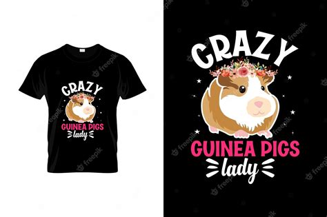 Premium Vector Guinea Pig Tshirt Design