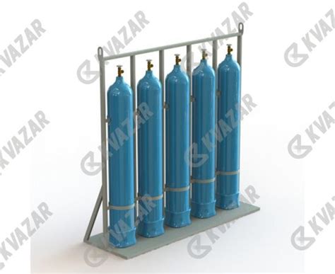 Стойка для газовых баллонов КВАЗАР СГ5 (кислород)