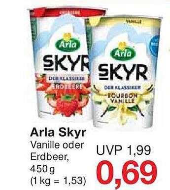 Arla Skyr Vanille Oder Erdbeer Angebot Bei Jawoll Prospekte De