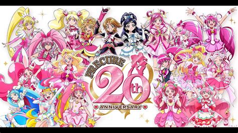 All Pretty Cure 20th Anniversary Character Youtube