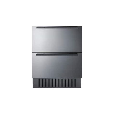 Summit Appliance 483 Cu Ft Under Counter Double Drawer Refrigerator Without Freezer In