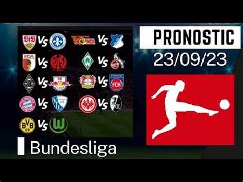 PRONOSTIC FOOT PRONOSTIC BUNDESLIGA BAYERN DORTMUND WOLFSBURG