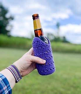 Ravelry Hopscotch Can And Bottle Cozies Pattern By Lisa M Fox