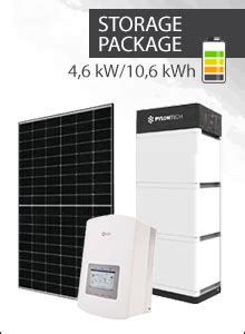 Sommer SPEZIAL PV Anlage Solis S5 EH1P 4 6 KW Pylon L2 10 65 KWh