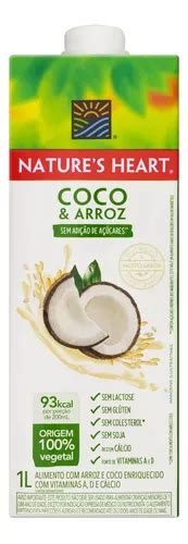 Bebida à Base De Arroz E Coco Natures Heart Caixa 1l Mercadolivre