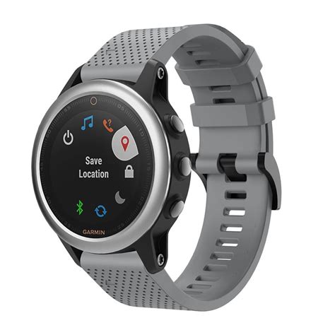 Garmin Fenix 6S/5S/6S Pro/5S Plus Klockarmband i silikon - Grå ...