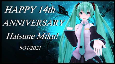 Happy 14th Birthday Hatsune Miku By Luvanddeathinall On Deviantart