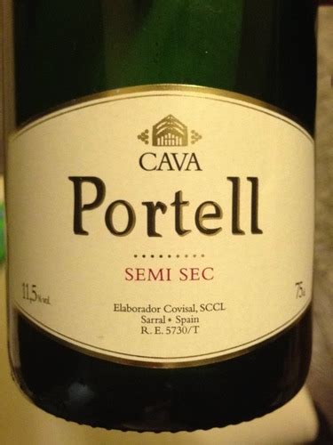 Portell Vinícola de Sarral Cava Semi Sec Vivino US