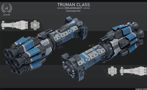 Truman Class Dreadnought Command Ver [The Expanse] by Azzecco on ...