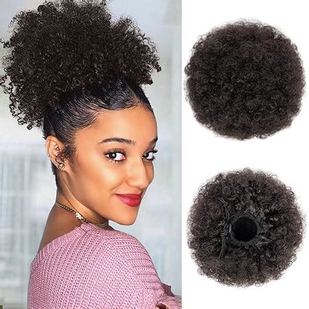 Amazon Tonebesift Afro Puff Drawstring Ponytail Synthetic Fluffy