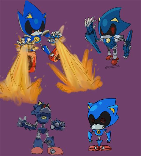 Metal Sonic on the brain (Fan Art made by me!) : r/SonicTheHedgehog