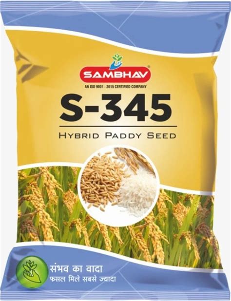 Sambhav S Hybrid Paddy Seed Packaging Size Kg At Best