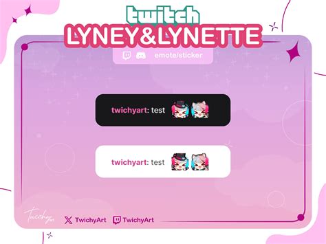 Lyney And Lynette Rave Emotes Animated And Static Version For Twitch