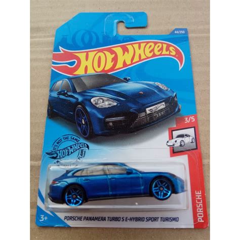 Hot Wheels Porsche Panamera Turbo S E Hybrid Sport Turismo Blue Shopee Malaysia
