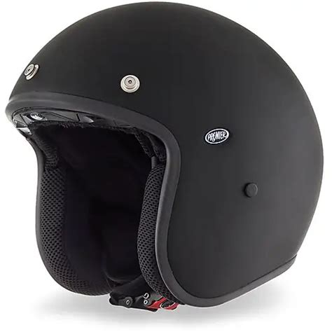 Casco Jet Premier LE PETIT CLASSIC EVO U9BM In Fibra Nero Opaco