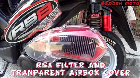 Aerox 155 Rs8 Filter And Transparent Air Box Cover Installation For