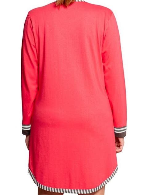 Liquette De Nuit Collection Femme Hiver Rose Pomme Lingerie Mauve