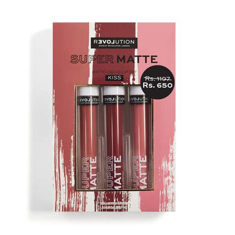 Buy Makeup Revolution Relove Supermatte Liquid Lip Set Online