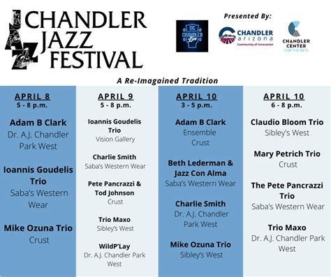 Chandler Jazz Festival Events Downtown Chandler