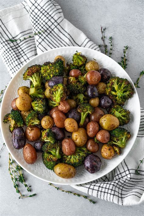 Herb Roasted Potatoes And Broccoli Chelsea Dishes