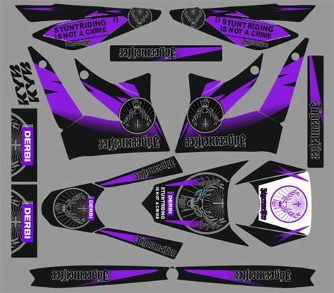 Kit D Co Derbi X Treme Racing Jagermeister Violet Boutique