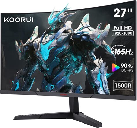 Koorui 24 Zoll Curved Gaming Monitor Fhd 1080p 4ms Reaktionszeit