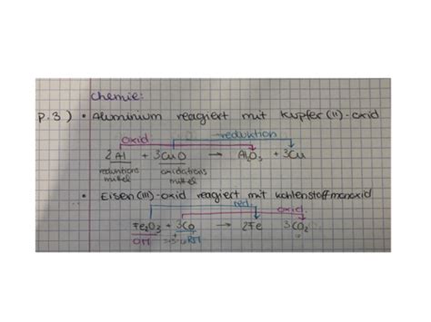 Chemie Redoxreaktionen Aufgaben Flashcards Quizlet