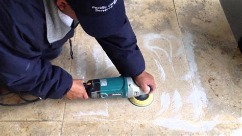 Polishing Compound And Hand Grinder Stone Floor Youtube