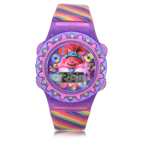 DreamWorks Trolls 2 Rotating Light Up Bezel Digital Watch - Walmart.com