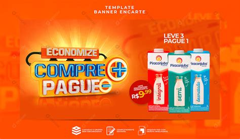 Banner Supermercado Economize Compre Pague Produto Social Media Psd