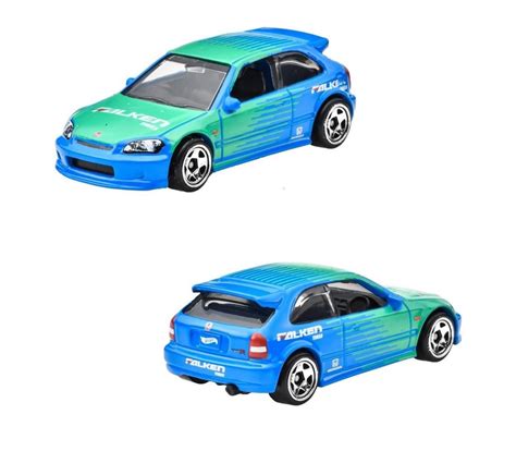 99 Honda Civic Type R EK9 FALKEN Hot Wheels Speed Graphics