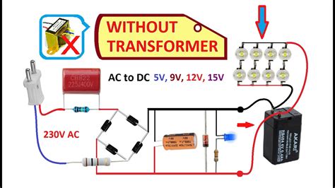 Transformerless Power Supply How To Make A Power Supply Without