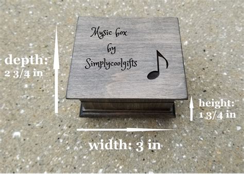 Engraved Music Box Custom Music Box Wooden Music Box With Etsy