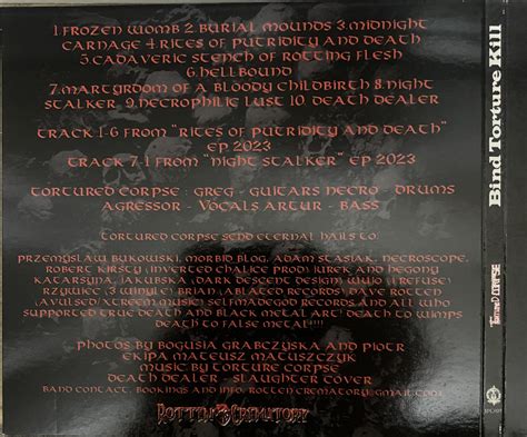 Bind, Torture, Kill | Tortured Corpse | Inverted Chalice Prods
