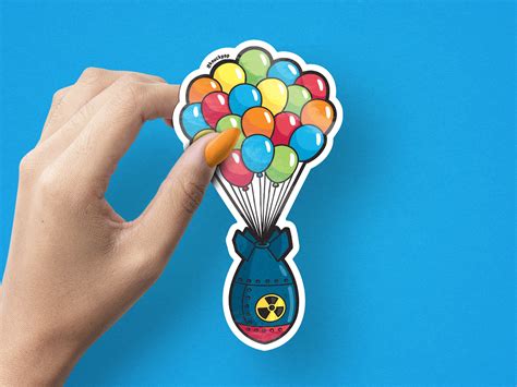 Hydrogen Bomb Vinyl Sticker - Etsy