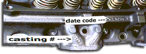 Pontiac Cylinder Head ID Numbers Patterson Coachworks