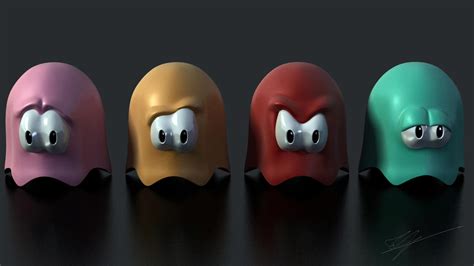 Pacman Ghosts By Zairaam On Deviantart