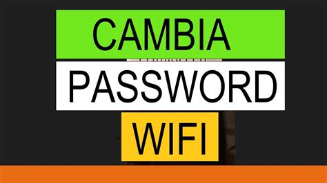 Come Cambiare La Password Del Wifi In Minuti Youtube