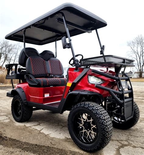 48v Electric Golf Cart 4 Seater Lifted Renegade Edition Utility Golf