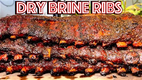 Beginner Dry Brined No Wrap Ribs How To Make Easy Tender Juicy Ribs With A Thick Herb Bark