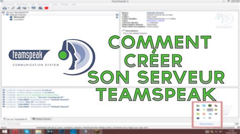 Tuto 5 Comment Créer Son Serveur TeamSpeak YouTube