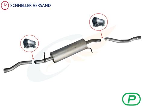 Komplette Auspuffanlage Ab Kat Vw Sharan Tdi Tdi Td