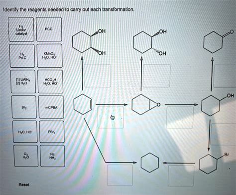 SOLVED Identify The Reagents Needed To Carry Out Each Transformation