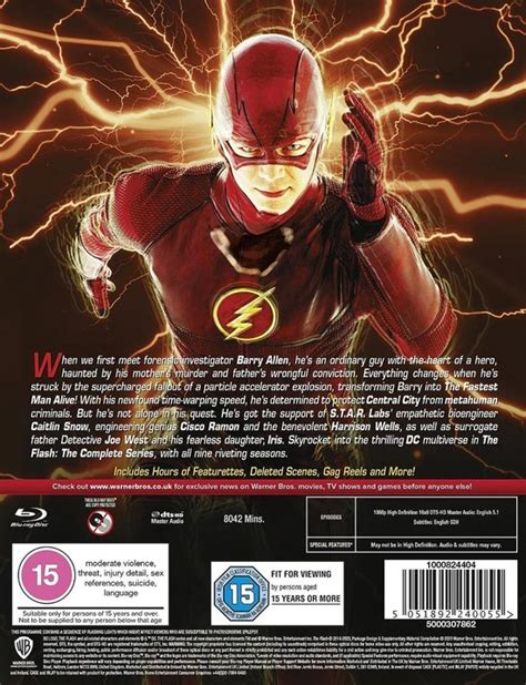 The Flash Complete Serie Blu Ray Import Blu Ray Grant Gustin