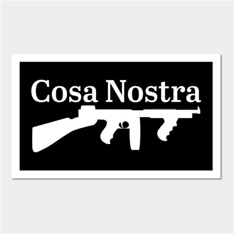 Cosa Nostra Mafia Gangster Boss Italy Italian Wall And Art Print Cosa