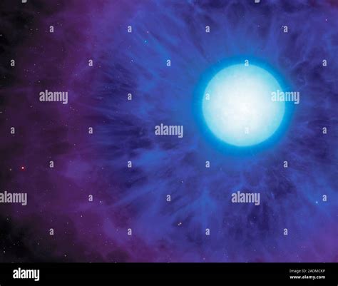 Wolf Rayet Star Artwork Of A Wolf Rayet Star A Type Of Star That Is A Stage In The Evolution