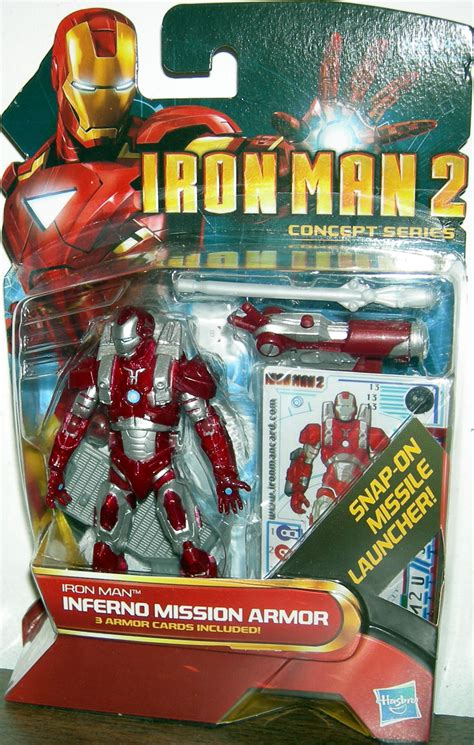 Iron Man 2 Inferno Mission Armor 13 Concept Series Action Figure