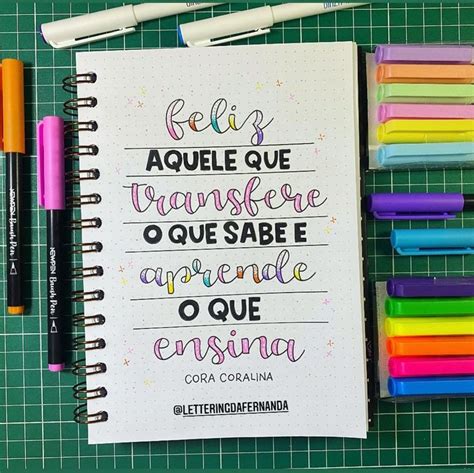 Fernanda Souza Lettering On Instagram Feliz Aquele Que Transfere O