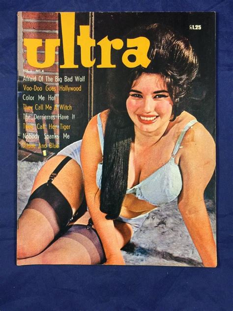 Vtg Ultra Mag V 1 4 1964 Busty Nude Risqué Figure Models Girls Nylons Pinups 1989653165